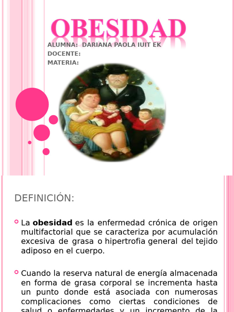 Causas y Consecuencias de la Obesidad | PDF | Obesidad | Leptina