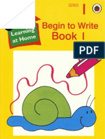 Learning at Home - Series 1 - Begin To Write Book 1