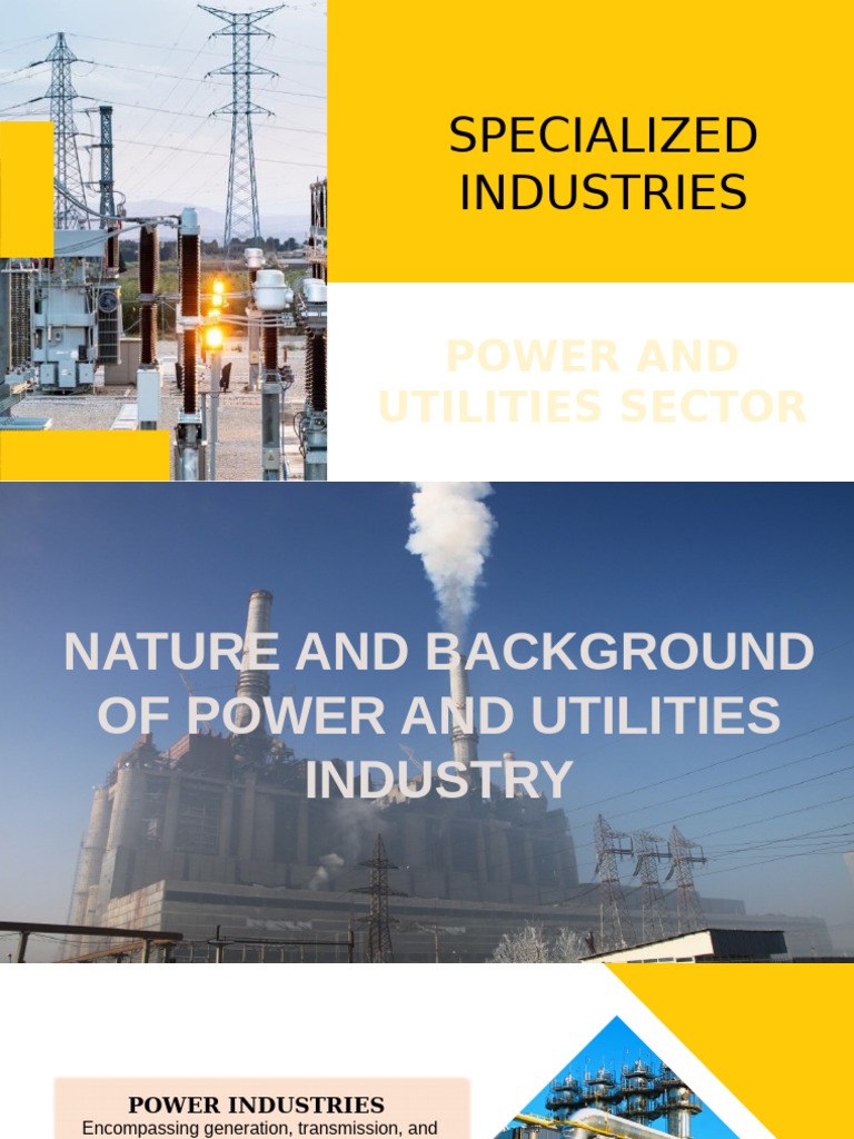 Power and Utilities Industry Overview | PDF | Electricity Generation ...
