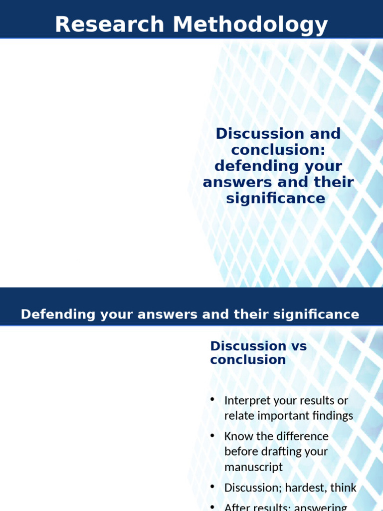 95-Discussion Defending Your Answers and Their Significance | PDF