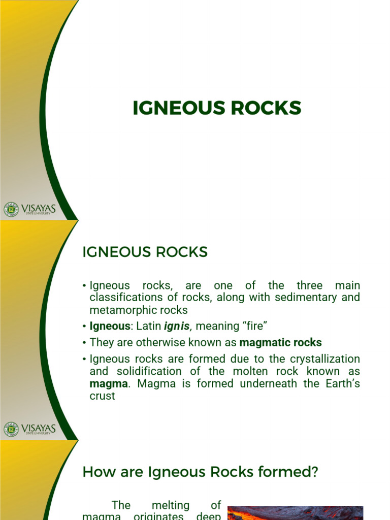 Understanding Igneous Rocks: Types & Formation | PDF | Igneous Rock ...