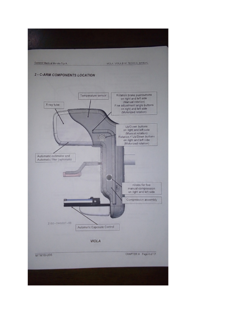 Viola C-Arm Components Location | PDF