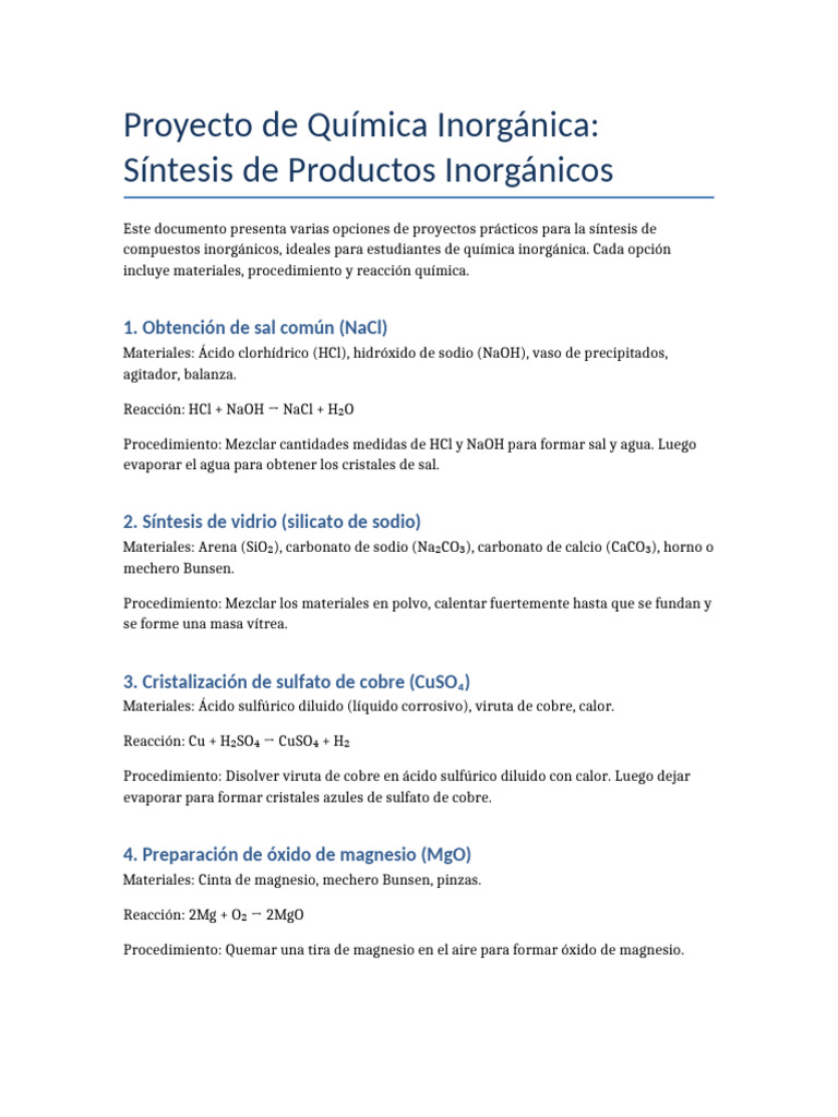 s-ntesis-de-productos-inorg-nicos-proyecto-pdf