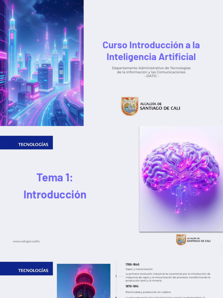 Curso de Introducción a la IA 4.0 | PDF | Inteligencia artificial ...