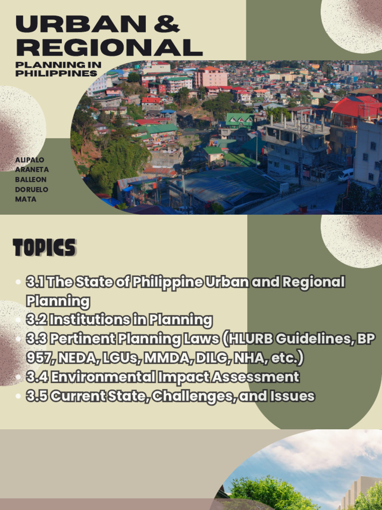 Philippine Urban and Regional Planning Insights | PDF | Environmental ...