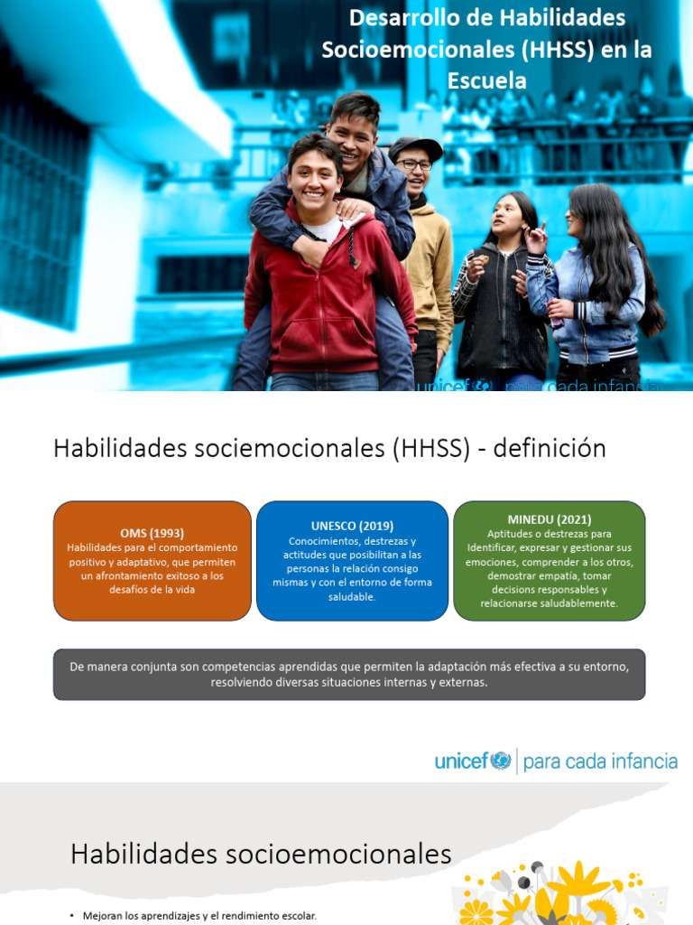 Desarrollo de Habilidades Socioemocionales | PDF | Las emociones ...