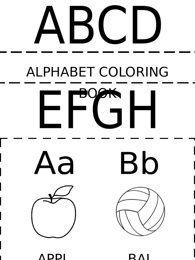 Alphabet Coloring Book | PDF