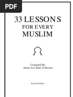 Download 33 Lessons for Every Muslim by Tara SN8641738 doc pdf