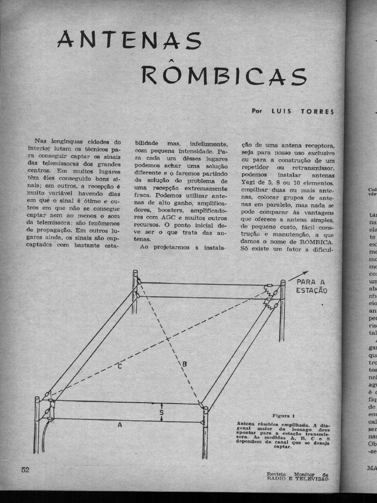 Antenas Rombicas | PDF