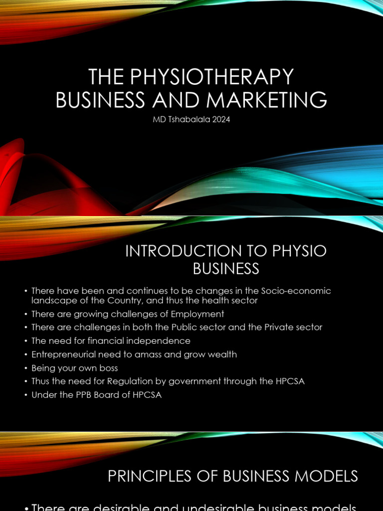 Physio Business Marketing Strategies | PDF | Health Care | Physical Therapy