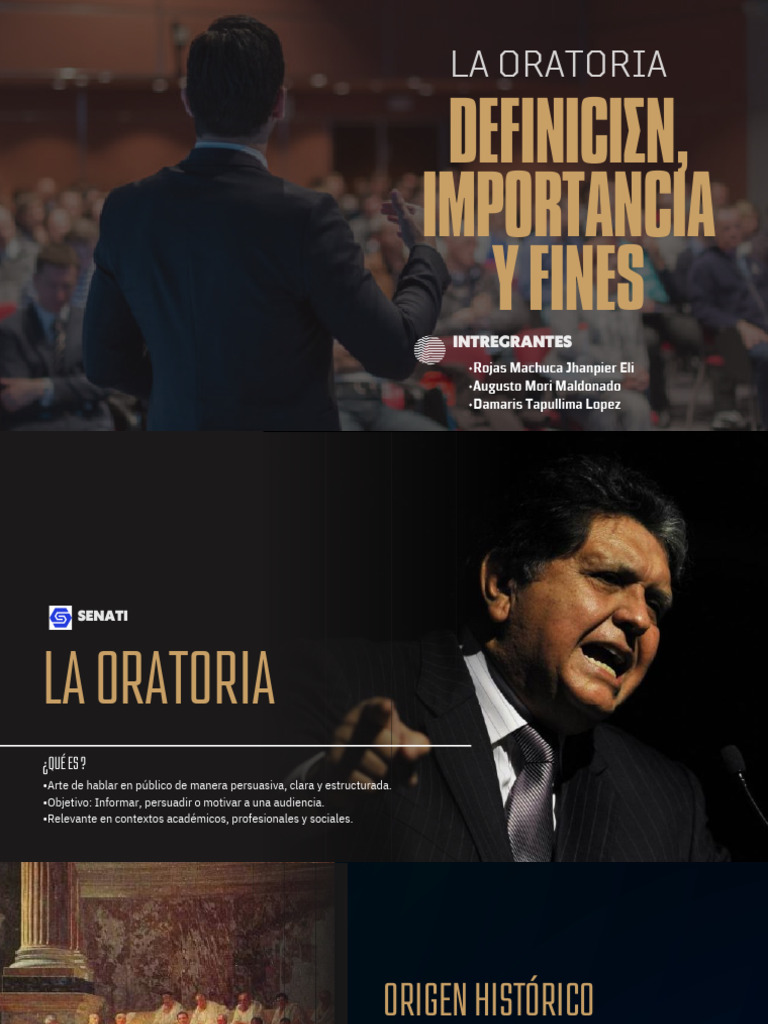 Importancia y Beneficios de la Oratoria | PDF | Hablar en público ...