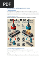 Magnetic Particle Inspection Guide | PDF | Welding | Construction
