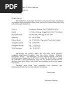 Surat Permohonan Contoh Surat permohonan - Pelunasan