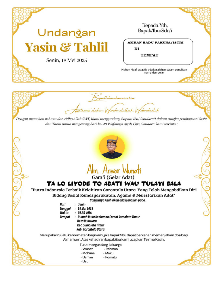 Amran Badu Pakuna | PDF