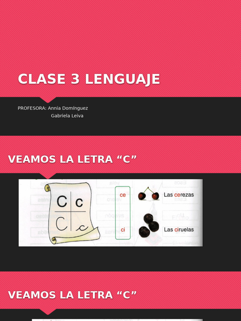 Clase 3 Lenguaje | PDF