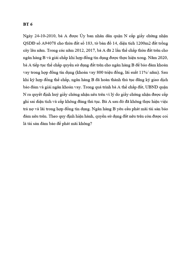 BT 6 | PDF