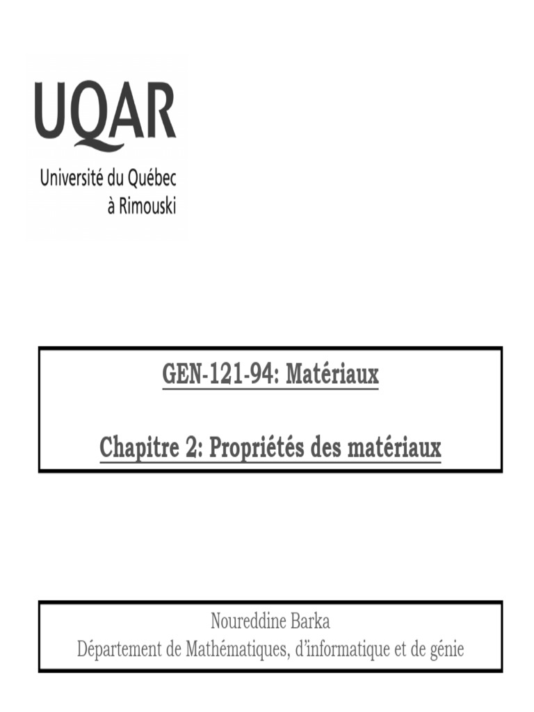 Module de Young et essais mécaniques | PDF | Module de Young ...