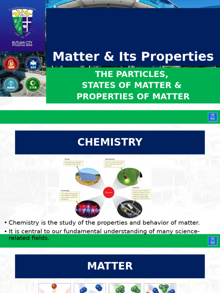 Matter and Its Properties 1 | PDF | Matter | Atoms