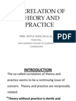 Theory and Practice Correlation