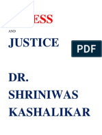 Stress and Justice Dr Shriniwas Kashalikar