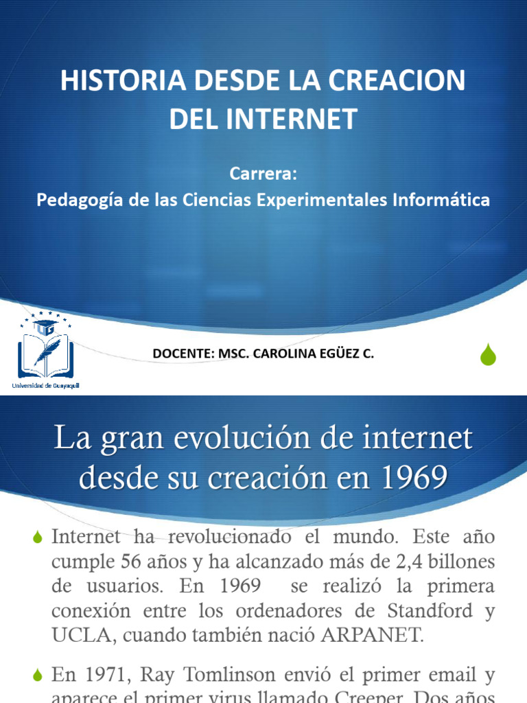 Historia de Internet | PDF | Internet | Software