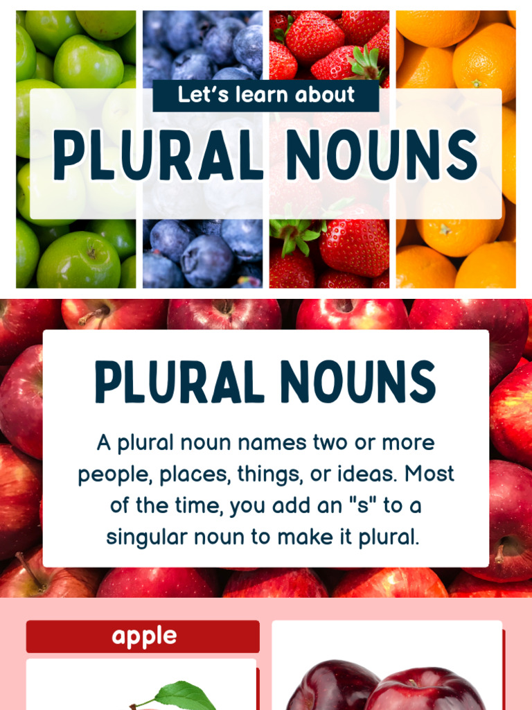 Understanding Plural Nouns Rules | PDF