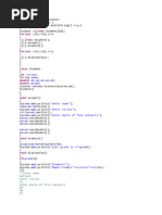 Java Program for Student Details | PDF