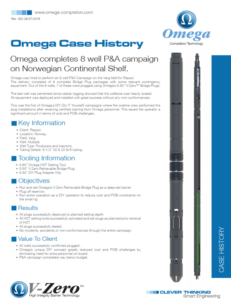 Case History Omega Completes 8 Well PA Campaign | PDF