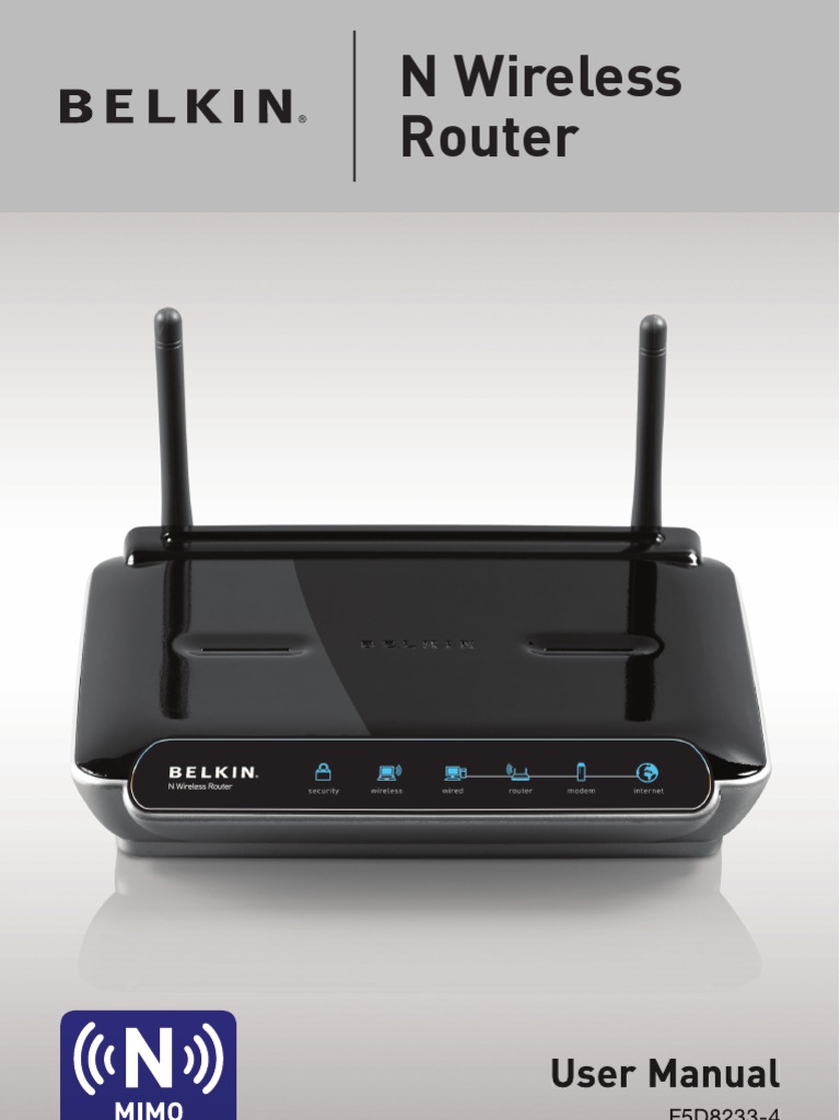 Belkin f5d8233-4 v1 Manual | Ip Address | Computer Network