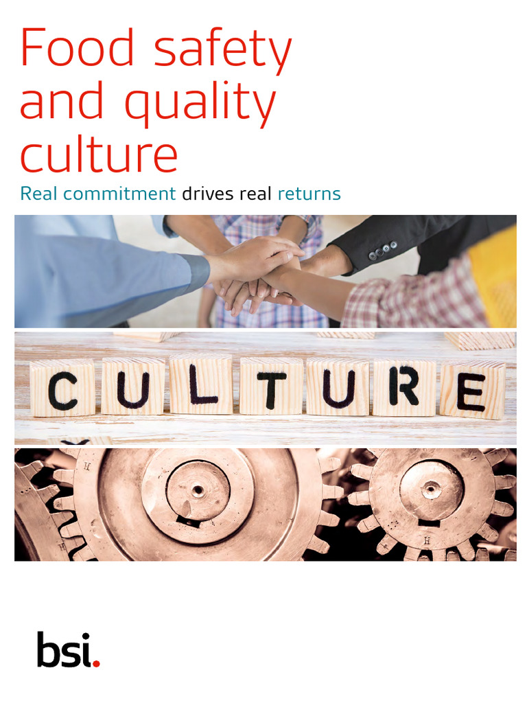 Enhancing Food Safety Culture for Profit | PDF | Competitive Advantage ...