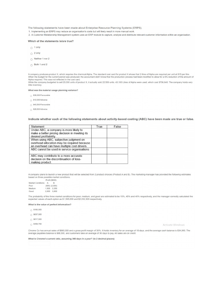 Final Mock June 2025 | PDF