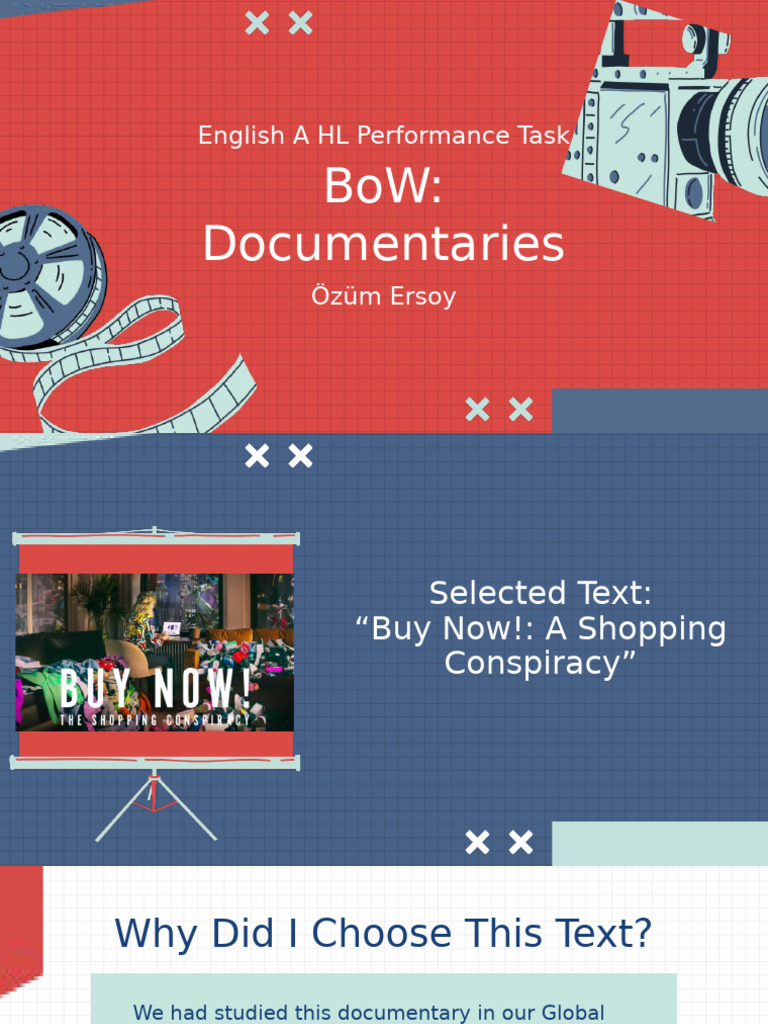 English A HL Performance Task | PDF | Documentary Film | Consumerism