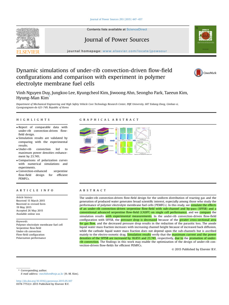 Journal of Power Sources | PDF | Fuel Cell | Chemistry