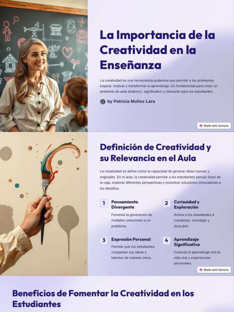La Importancia de La Creatividad en La Ensenanza | PDF | Creatividad ...