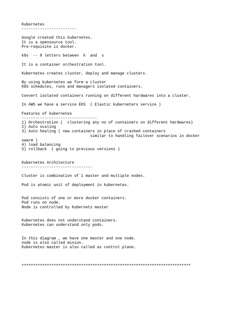 29-Jun-2021 Kubernetes Architecture | PDF | Computer Cluster | Software ...