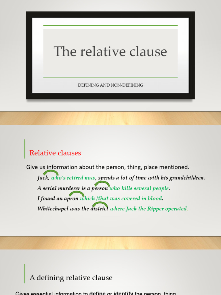 Understanding Relative Clauses: Types & Usage | PDF | Syntax | Linguistics