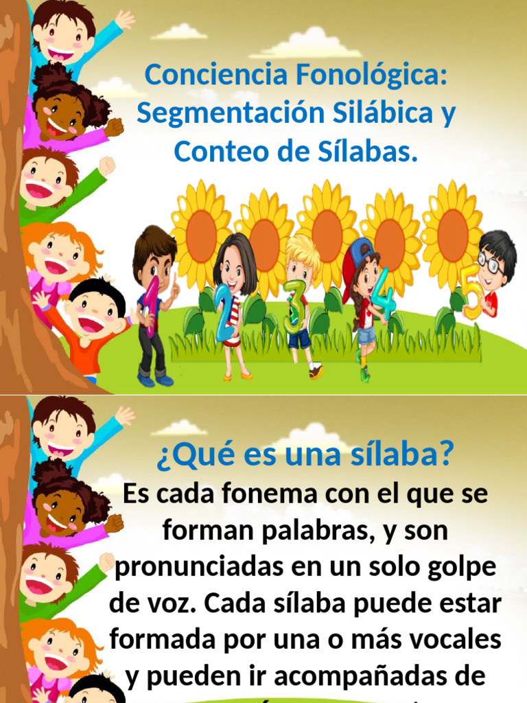 Ejercicios de Separación de Sílabas | PDF