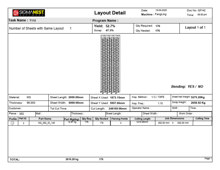 Machine Layout Details and Specifications | PDF | Industrial Processes ...