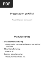 Download Presentation on OPM by Anush_Makam SN86431988 doc pdf