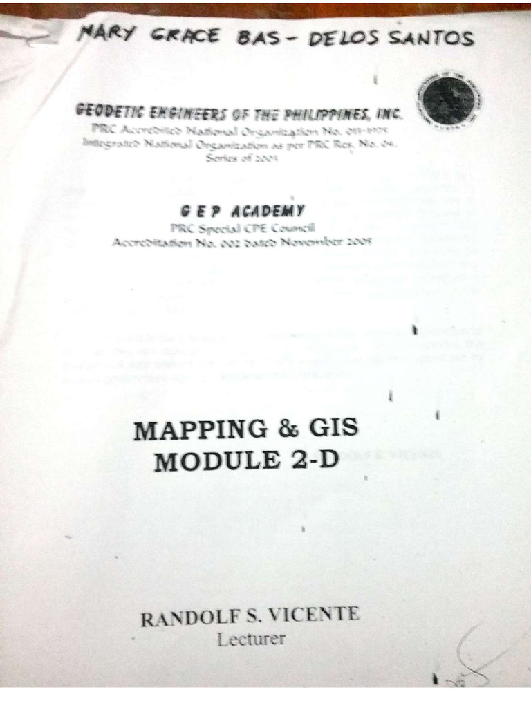 Gis Remote Sensing Module Compressed Pdf