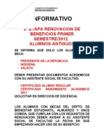 Informativo 1ºsem 2012 - Proc. Marzo