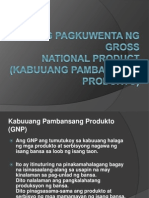 Ang Pakuwenta NG GNP