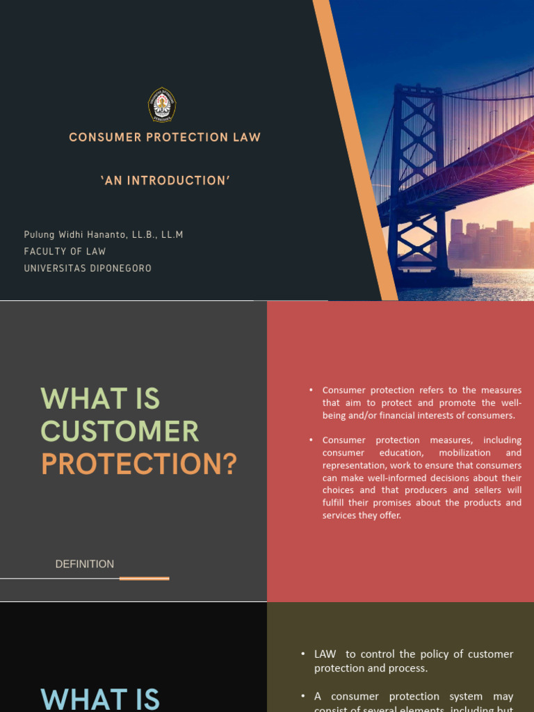 Understanding Consumer Protection Law | PDF | Consumer Protection ...