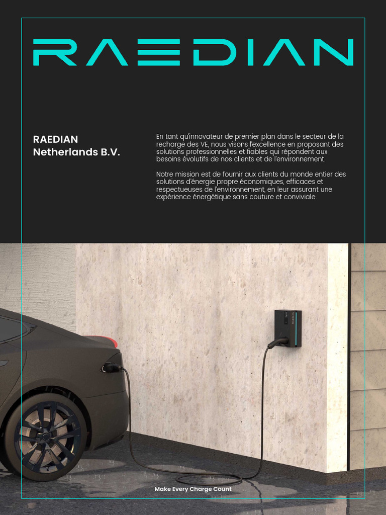 Solutions de Recharge RAEDIAN NEO | PDF | Électrotechnique