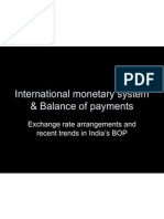 International Monetary System & Balance of Payments