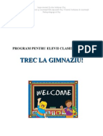 Trec La Gimnaziu