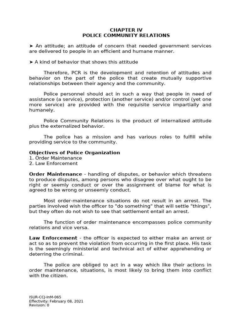 Enhancing Police Community Relations | PDF | Police | Crimes