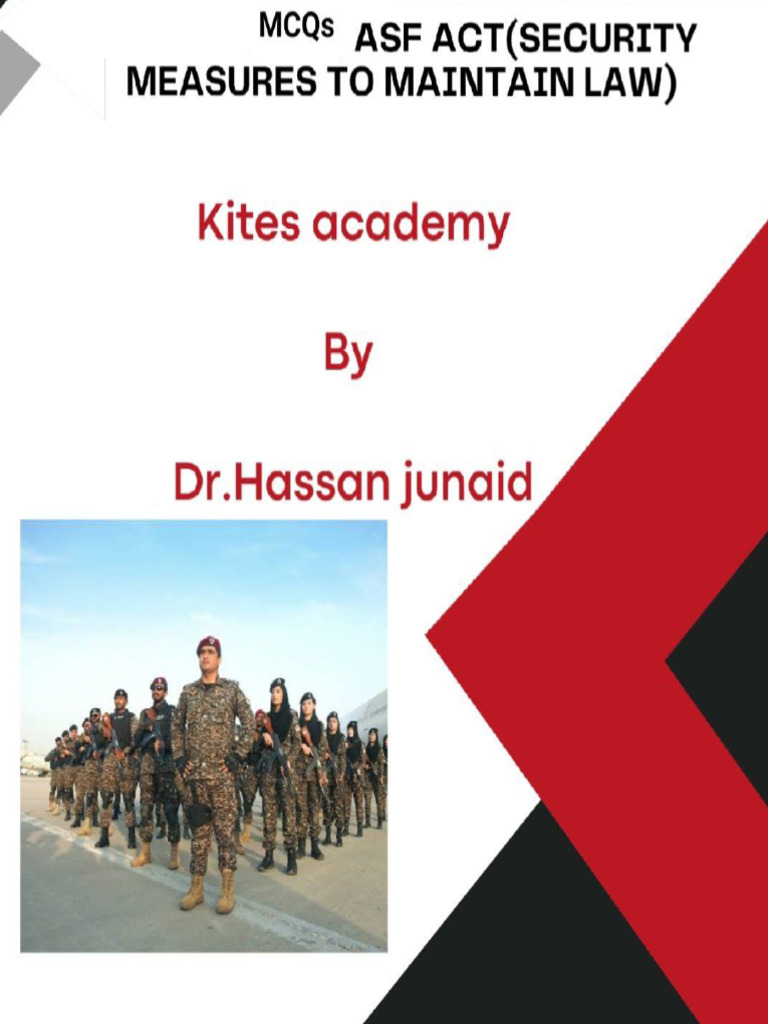 Asf Act Mcqs By Dr Hassan Pdf