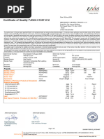 IMPCA Methanol Specifications 2024 | PDF | Methanol | Chemical Substances