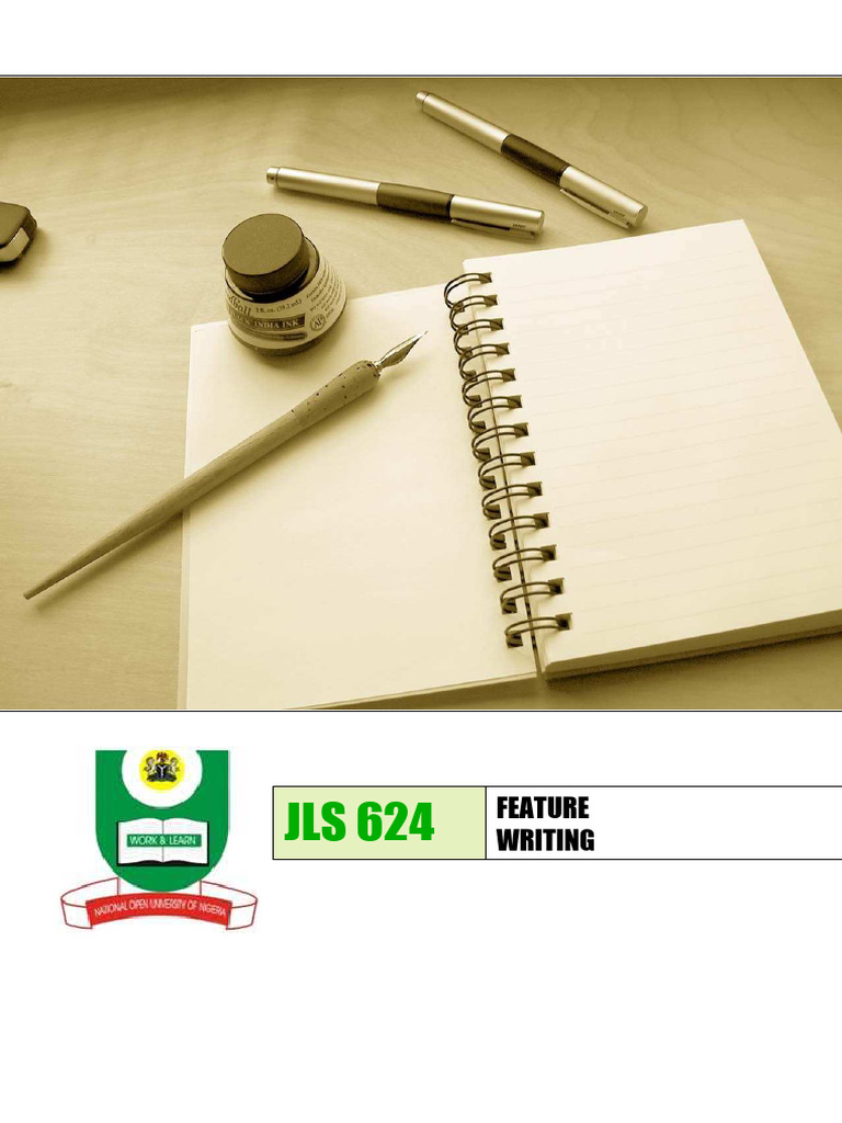 Jls 624 Feature Writing | PDF | News | Writers